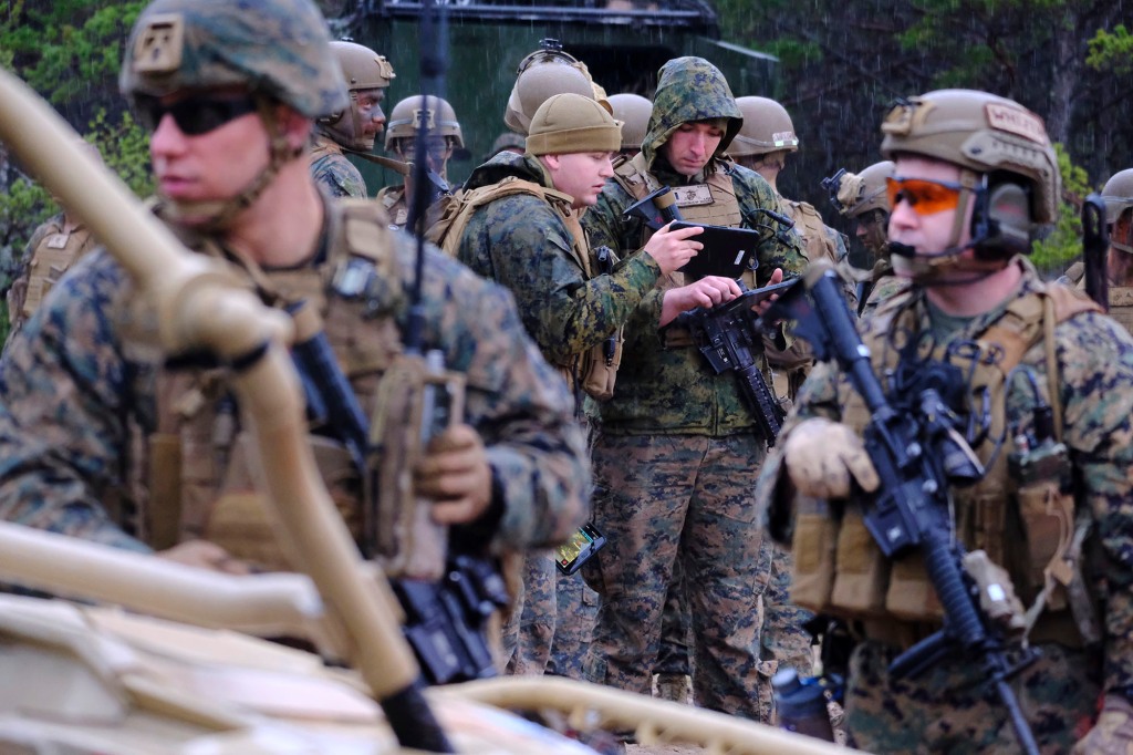 Troops.