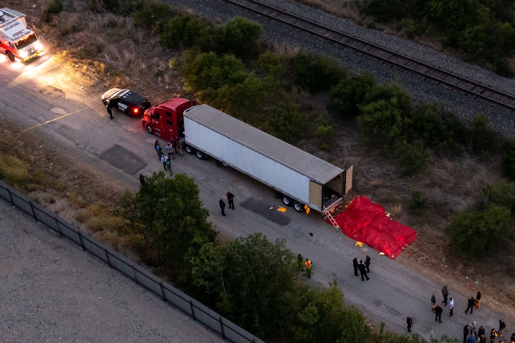 Mayorkas was trying to fight off critics who have blamed the administration's alleged lax border policies for the tragedy.