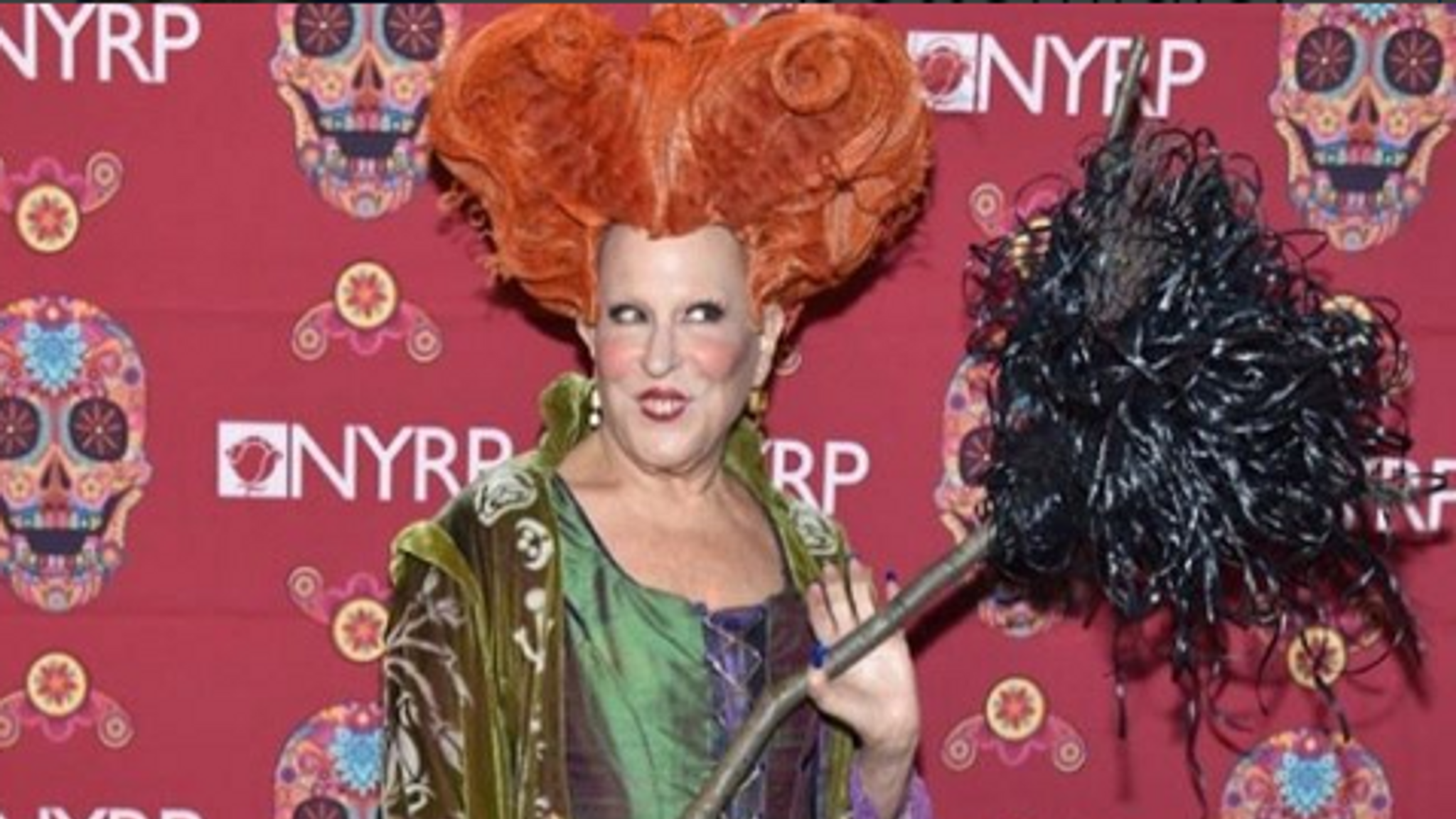 Bette Midler dressed up as... herself - when she played Winifred Sanderson in the 1993 Disney film Hocus Pocus