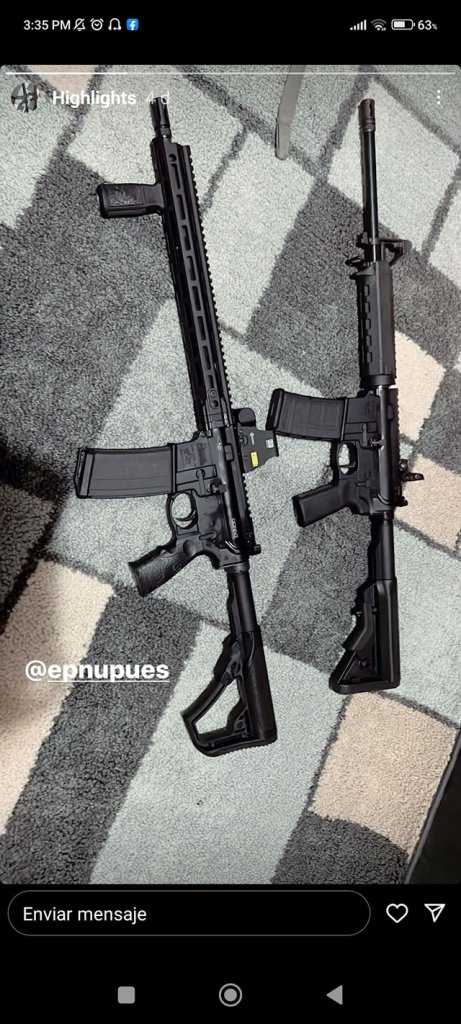 Shooter 18-yr old Salvador Ramos
Instagram user epnupues posted screen shots of a conversation she had with Texas school shooter Salvador Ramos. Ramos tagged her account in a photo he posted showing two machine guns. Ramos allegedly shot and killed 14 students and one teacher at Robb Elementary School in Uvalde, Texas, Tuesday, May 24, 2022.