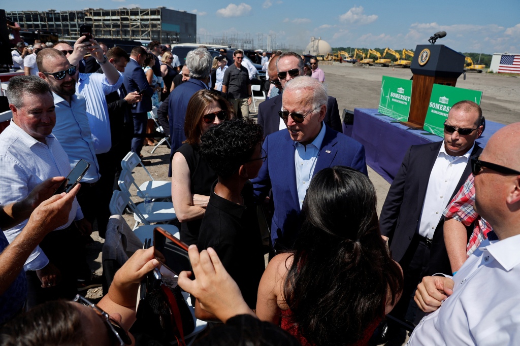 Biden said the oil refineries were why "I and so damn many other people I grew up with have cancer."