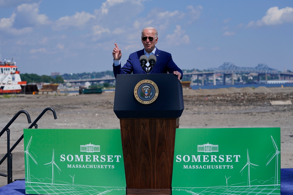 The remark was made during a speech about global warming at Brayton Power Station.