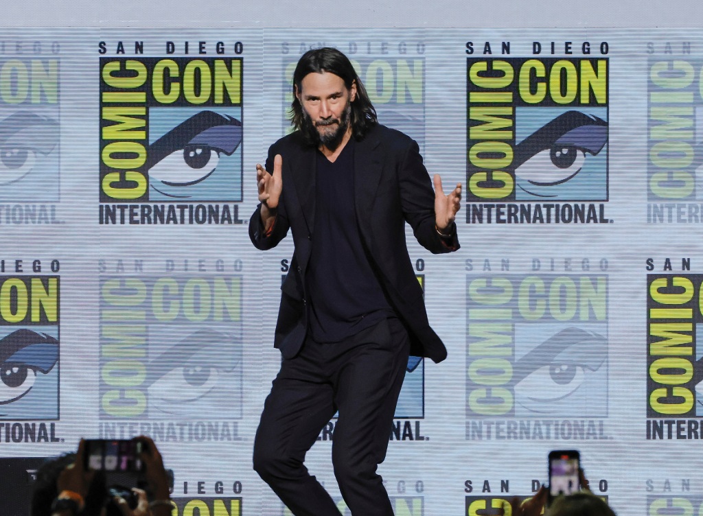 Reeves surprised "John Wick" fans with brand new footage from the upcoming installment.