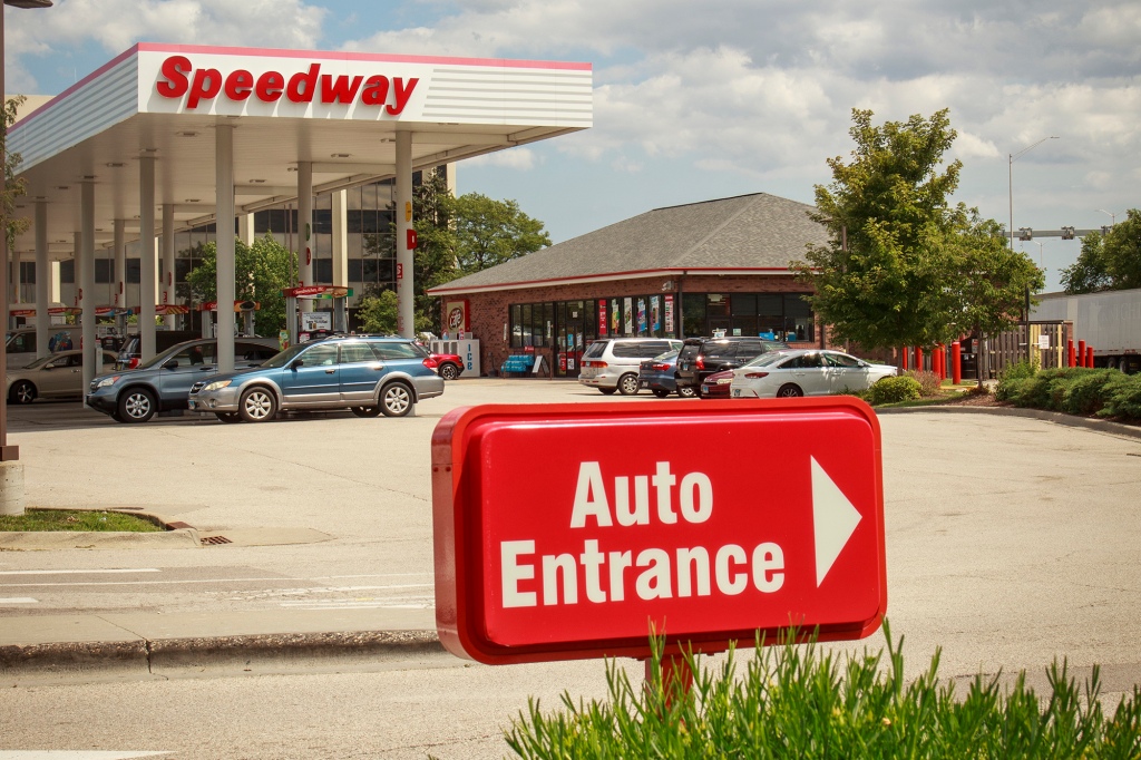 Speedway Gas Station in Des Plaines, Ill where the winning Mega Millions ticket was purchase, for the 1.3 Billion jackpot. Saturday, July 30, 2022. Photos Eli Branson
