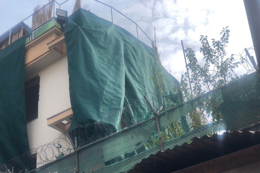 Home where Al-Qaeda chief Ayman al-Zawahiri was killed by a Hellfire missile fired by a drone,