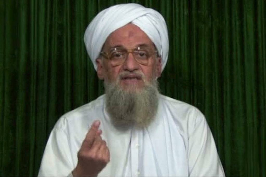 Dead Al Qaeda leader Ayman al-Zawahiri.