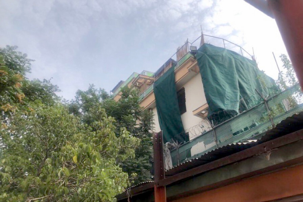 Kabul safe house where al Qaeda leader was killed Sunday.