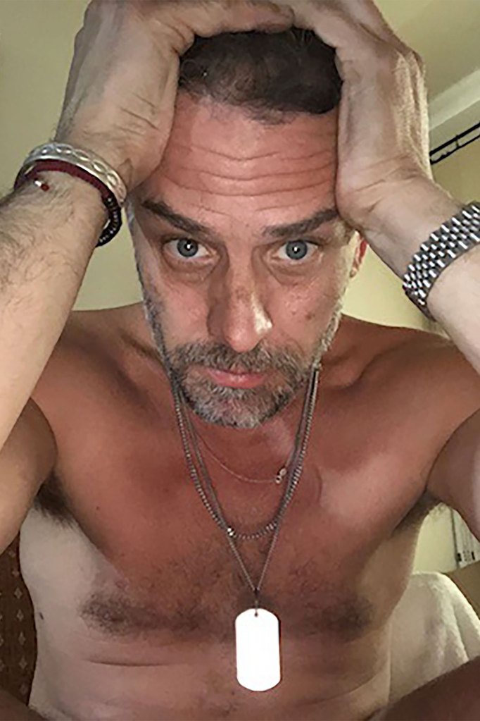 An image of Hunter Biden from his laptop. 
