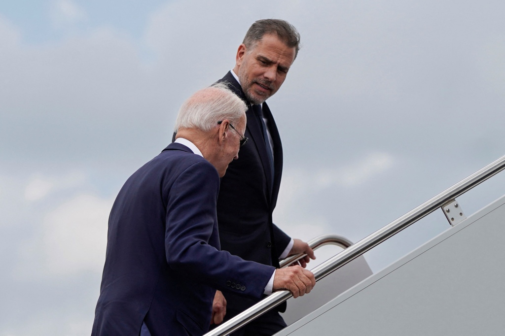 President Joe Biden and his son Hunter Biden