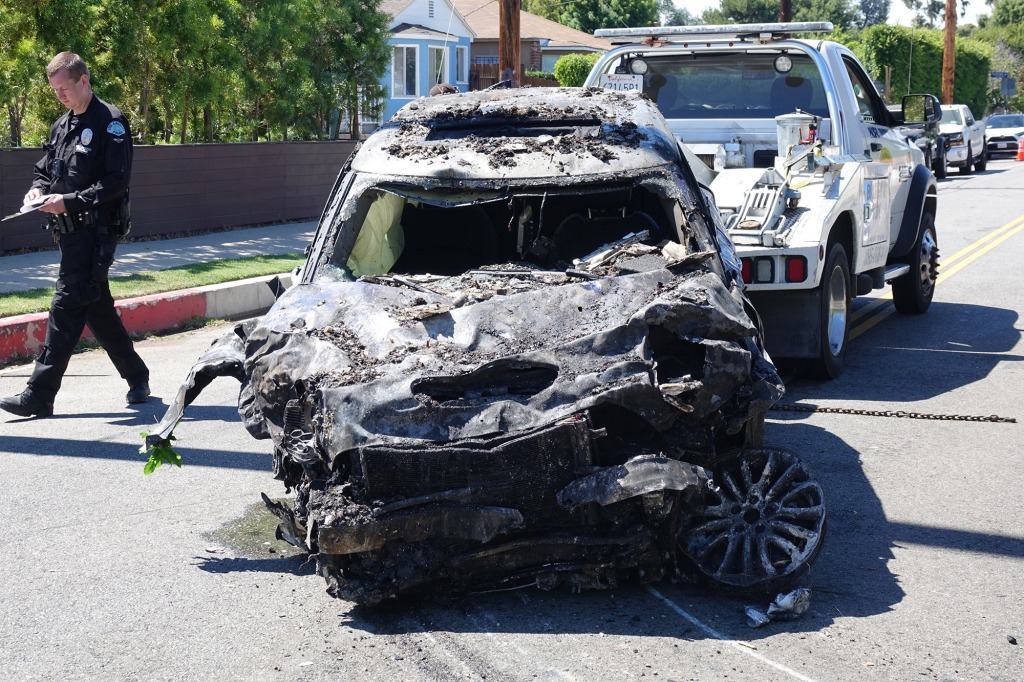A report indicated Heche had drugs in her system when she barreled her blue Mini Cooper into a suburban LA home, igniting a serious fire.