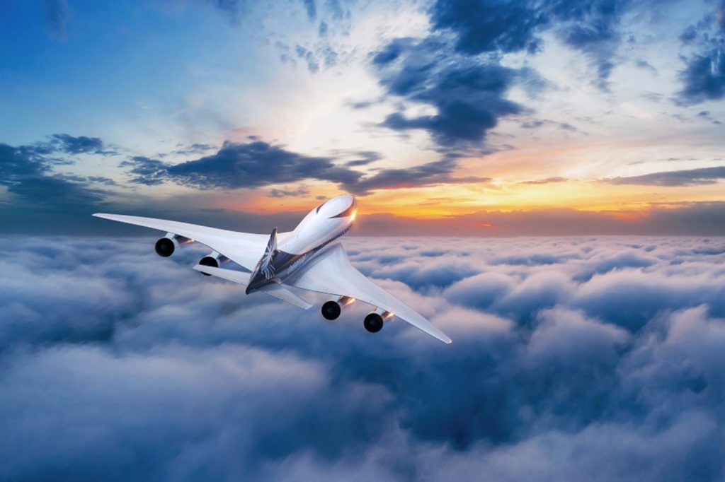 The Overture has efficient supersonic performance, maintains standard temperature ranges, and flies without afterburners to minimize noise.