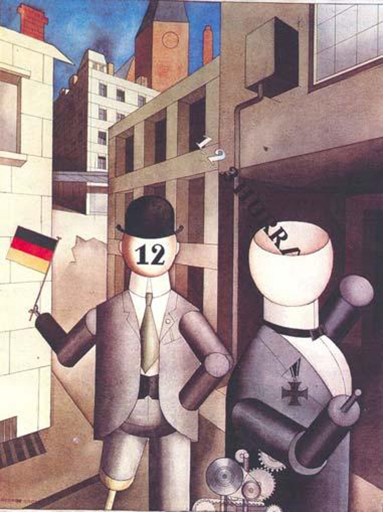 Republican Automatons, 1920 Art &copy; Est. of George Grosz