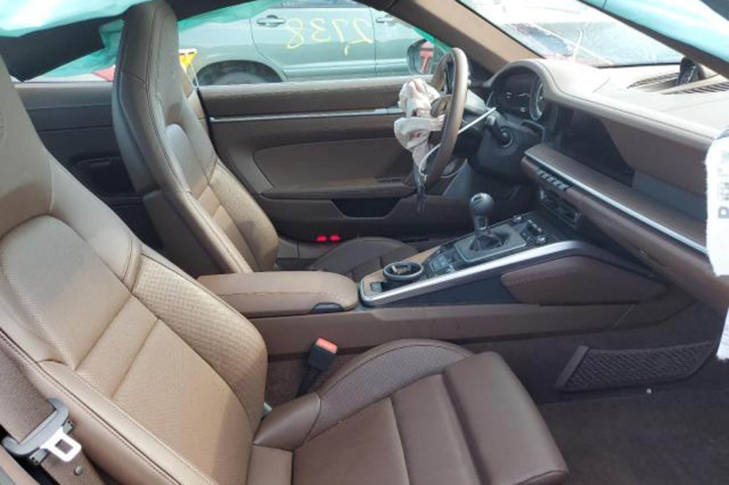 Interior of Paul Pelosi's Porsche