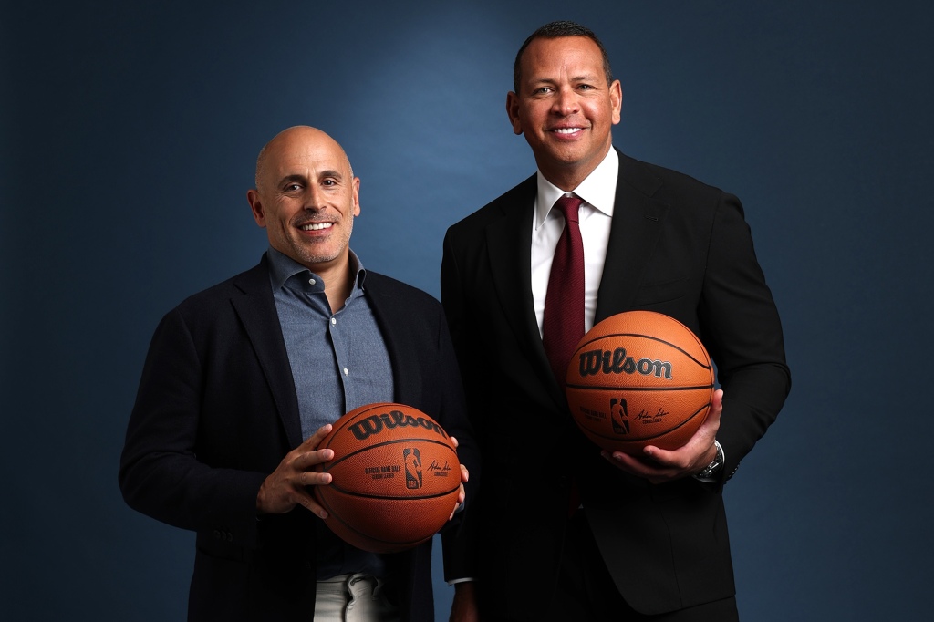 Marc Lore and Alex Rodriguez, co-owners of the Minnesota Timberwolves