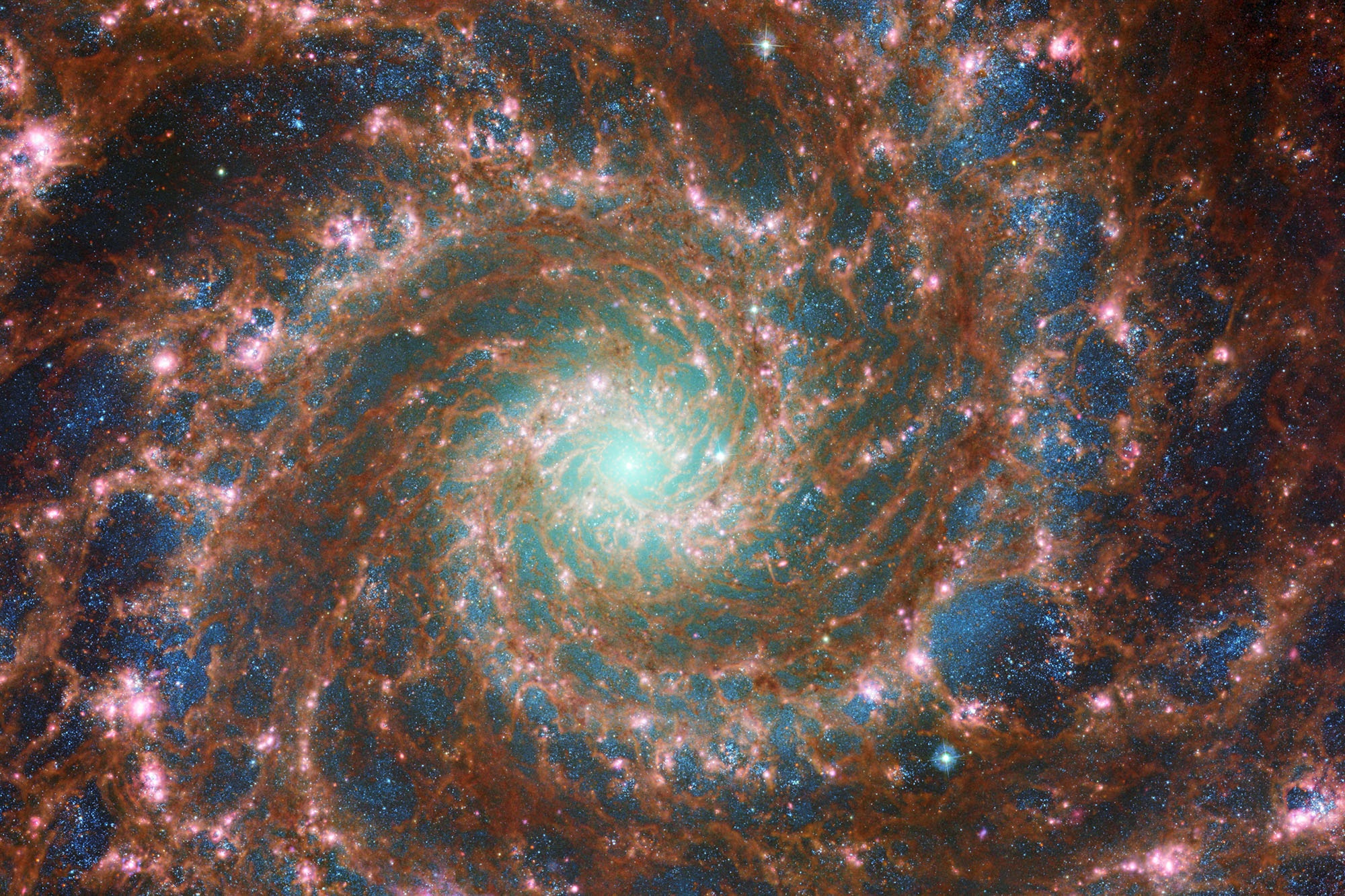 A view of the Phantom Galaxy