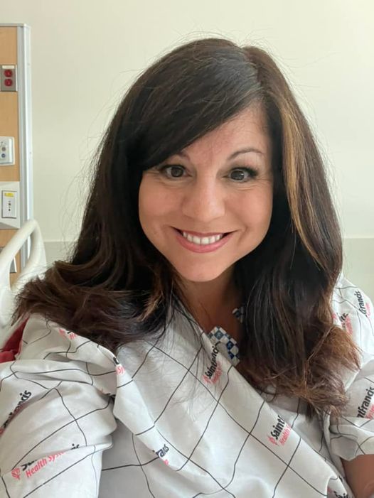 Julie Chin in hospital