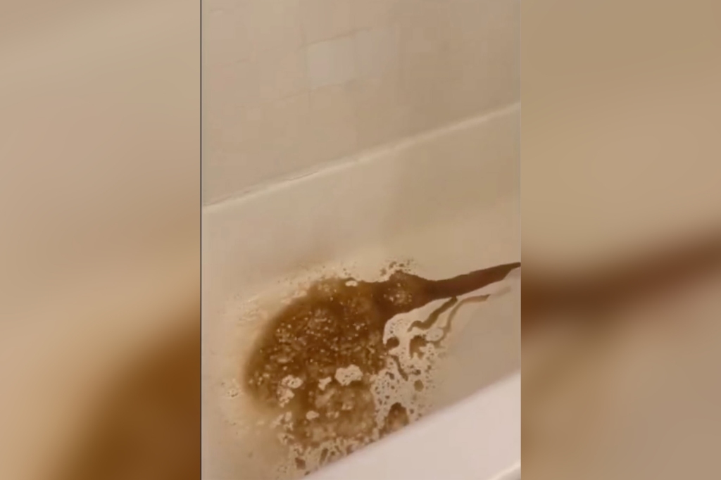 Dirty water.