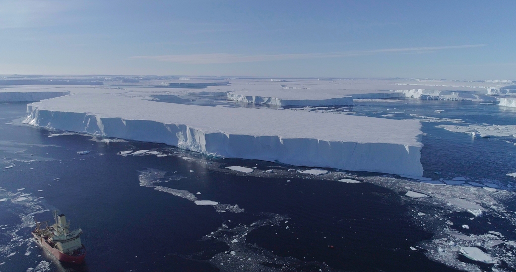 According to scientists, the glacier could potentially fall into the sea within three years.