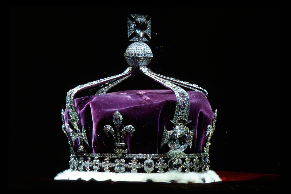 The Kohinoor diamond is now part of the crown worn by Queen Elizabeth, The Queen Mother.