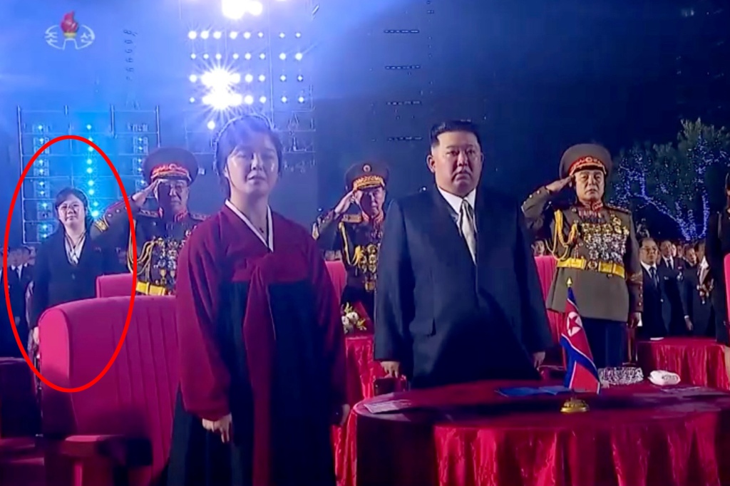 Experts have speculated  that the woman could be the dictator's half-sister, Kim Sol Song.