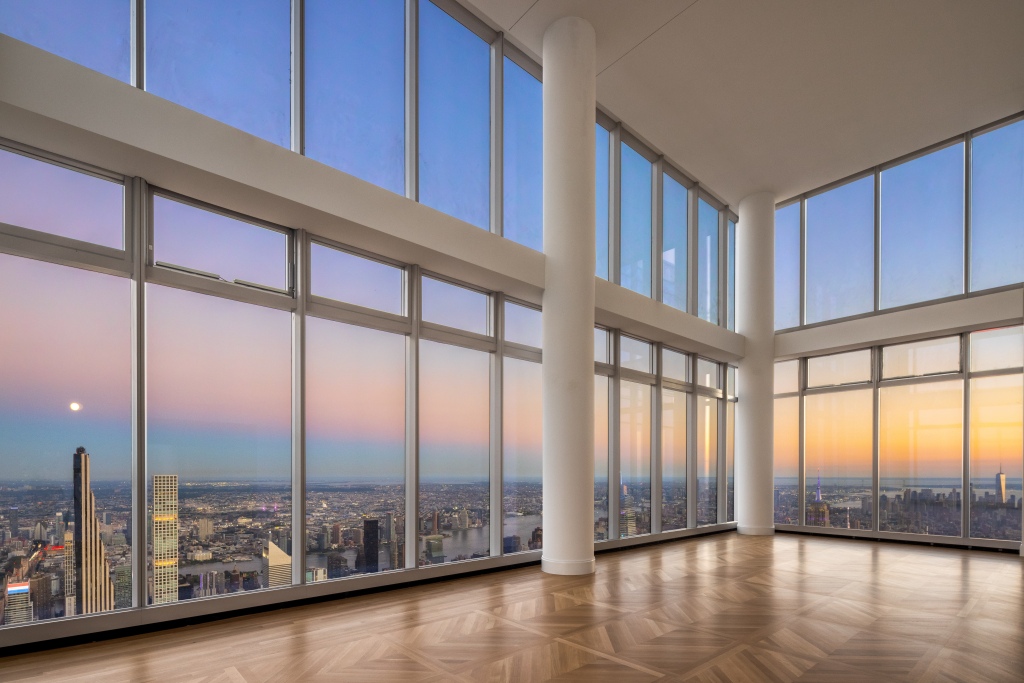 The residence spans 17,545 square feet of interior space.