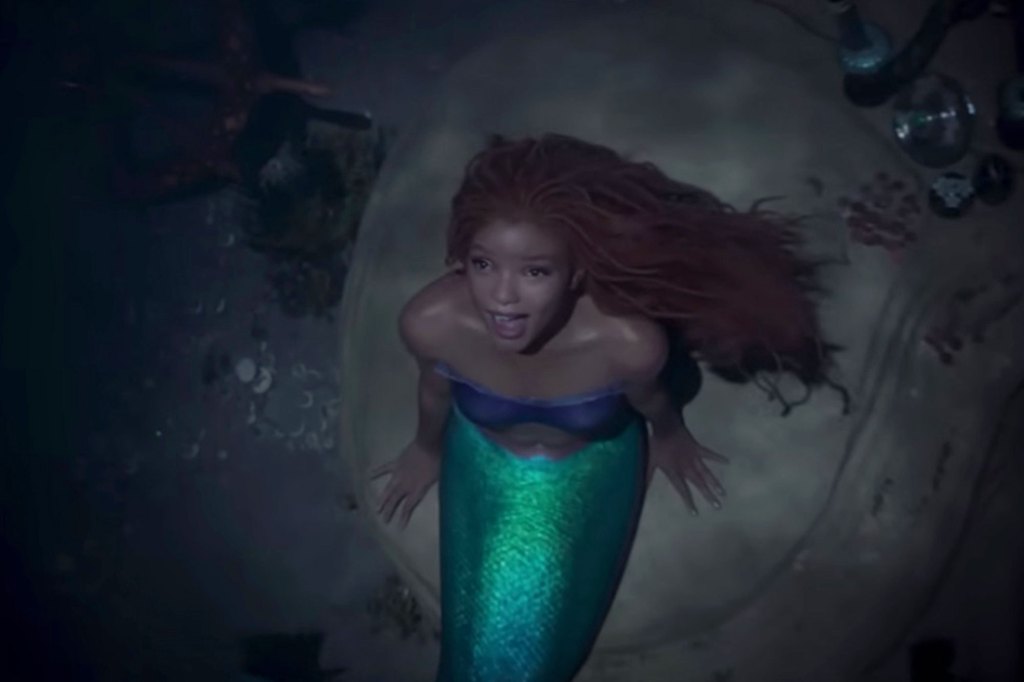 Halle Bailey in "The Little Mermaid"