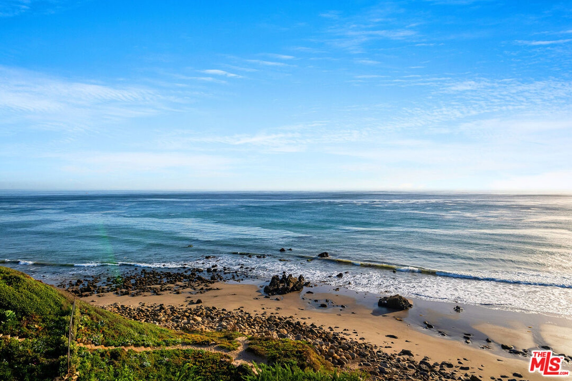 The property boasts panoramic ocean views.
