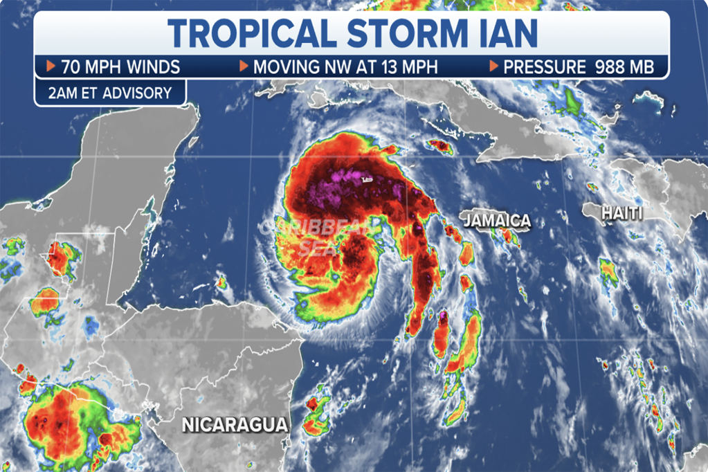 Tropical Storm Ian Is Expected To Quickly Turn Into A Hurricane, Which ...