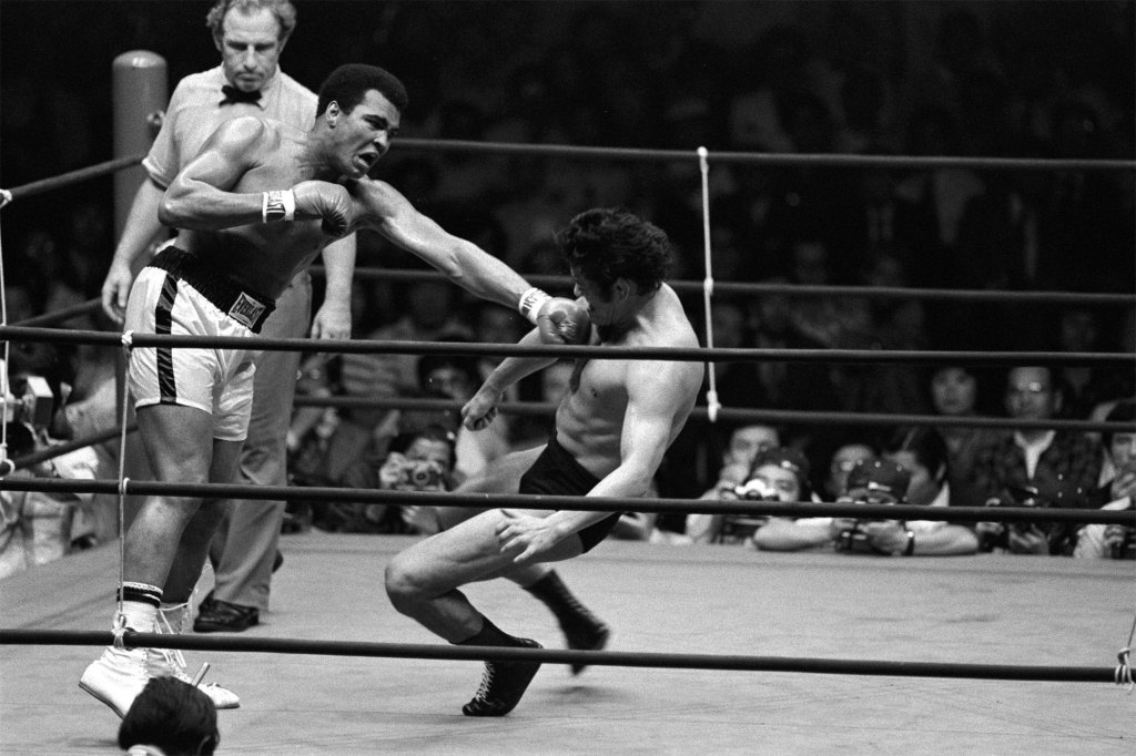 Dubbed "The Fight-of-the-Century" Antonio Inoki fought Muhammad Ali in Japan.