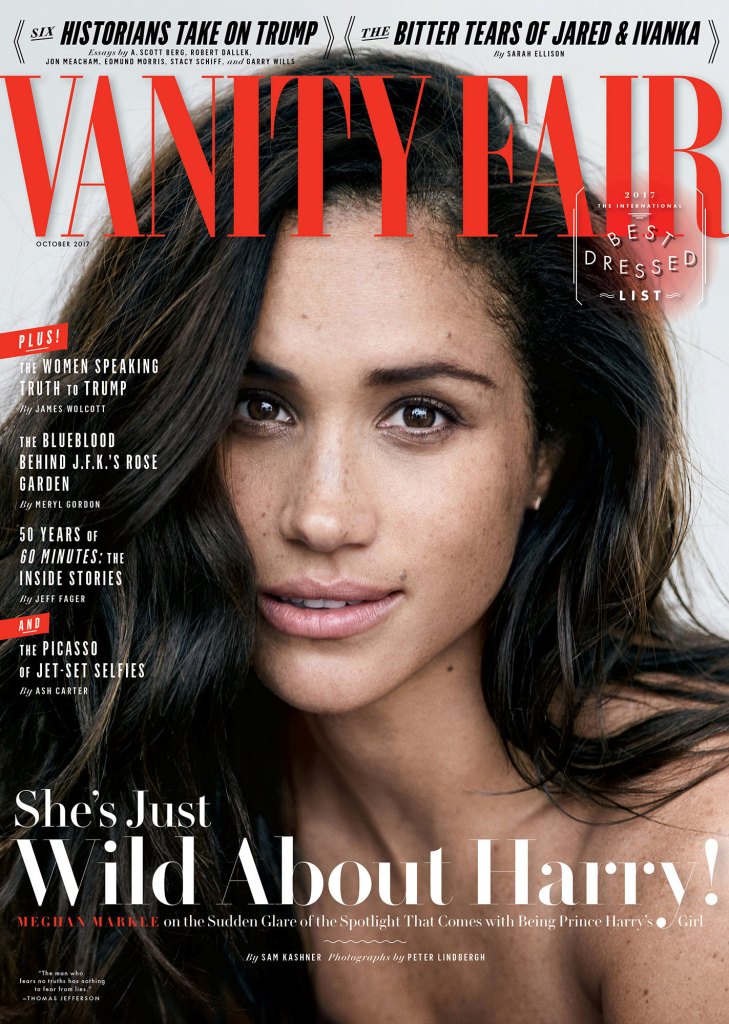 Meghan Markle on cover of Oct 2017 edition of Vanity Fair