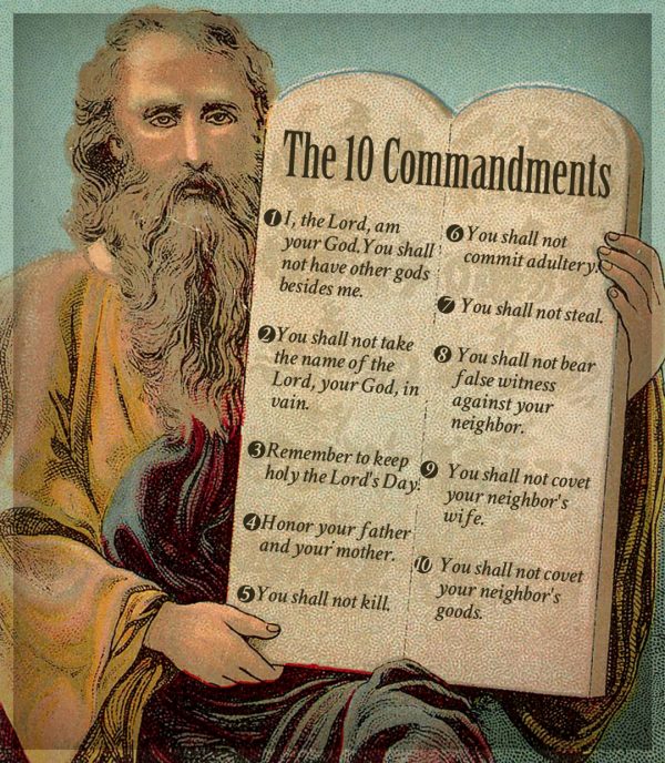 Catholic Ten Commandments in Modern Times