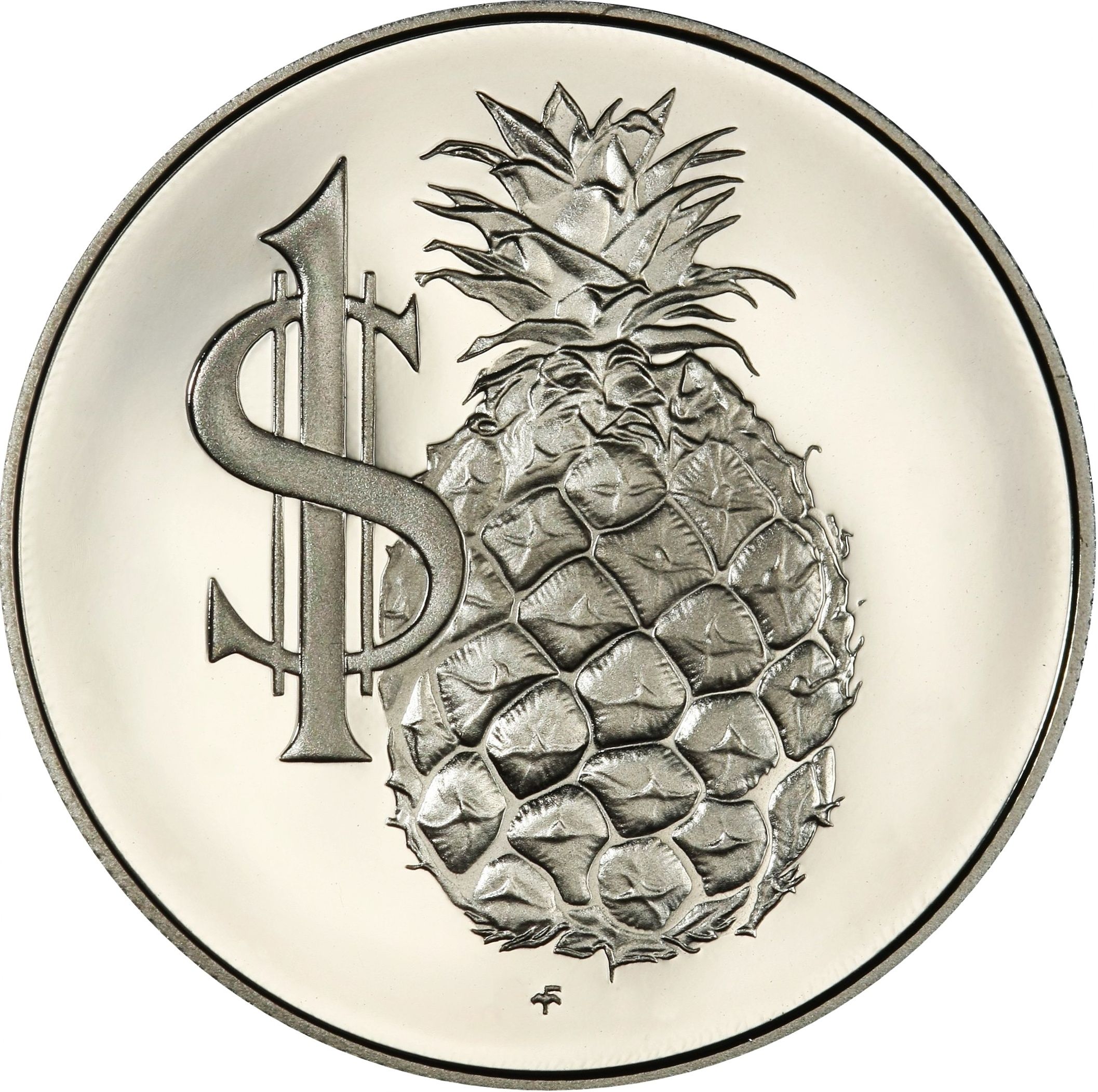 1 Dollar - Elizabeth II (Pineapple) - Cayman Islands – Numista